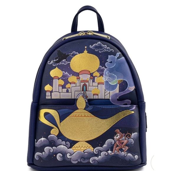 Loungefly disney jasmine raja castle series mini backpack NWT IN PACKAGING - Picture 1 of 11